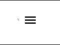 How to create a menu icon with css