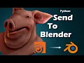 Send To Blender Houdini and Python Tutorial
