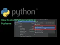 How to start a python script in PyCharm
