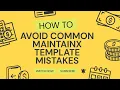 How to Avoid Common MaintainX Template Mistakes Workflow Setup Guide