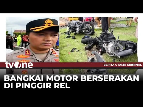 Selain Memakan Korban Tewas, Kecelakaan Kereta Tabrak Motor Akibatkan 3 Korban Luka