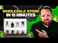 Launch your Shopify wholesale store in 15 minutes