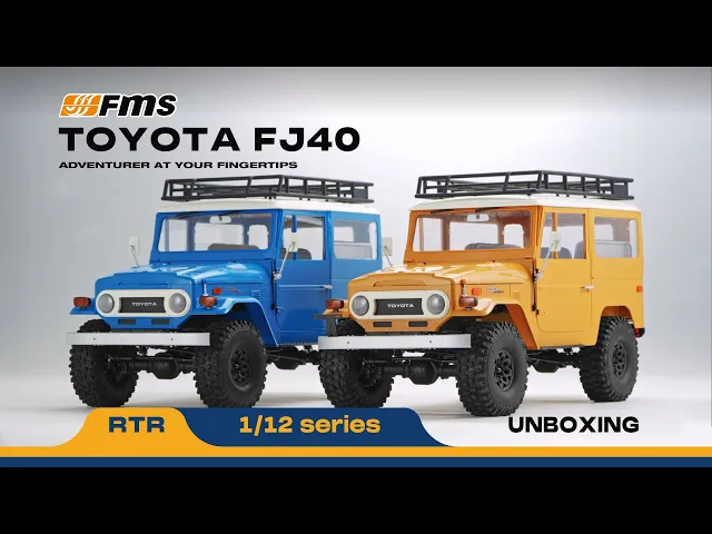 FMS 1:10 RTR Toyota Land Cruiser FJ40 RS RC Crawler Adventure
