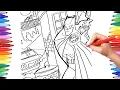 Batman in Gotham City Coloring Pages Batman Coloring the Dark Knight Coloring Book for Kids