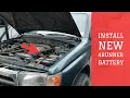 How to Install Replace Change 4Runner Car Battery - 3rd Gen