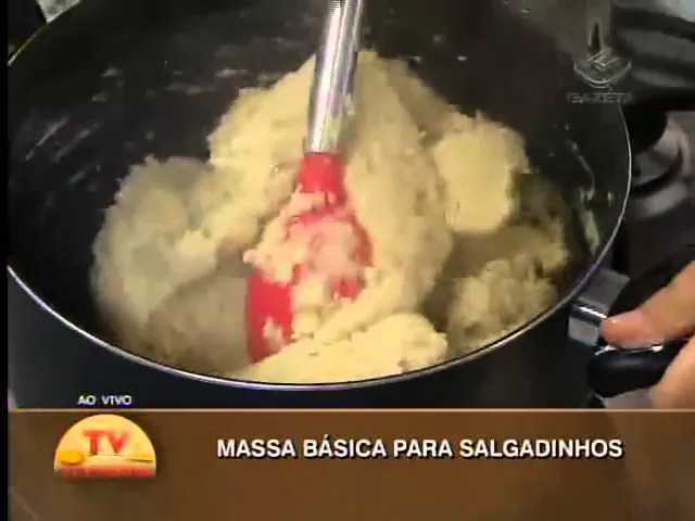 MASSA BÁSICA PARA SALGADINHOS (RECEITA)