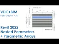 Revit 2022 Nested Parameters Parametric Arrays 4K