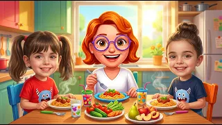 Anne Yemekte Ne Var Şarkısı - Çocuklara Yemek Yediren Şarkılar