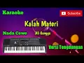 Download Lagu Kalah Materi ( Ali Gangga ) Nada Cewe - Karaoke Versi Sandiwaraan - Tengdung Cover