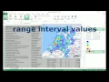 Create heatmaps in Excel E-Maps and adjust the ranges and colours