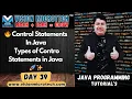 Control Statements In Java Types of Control Statements in Java