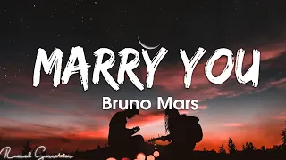 bruno mars marry you lyrics 