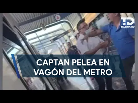 Download MP3 Captan pelea dentro de vagón del Metro de Monterrey