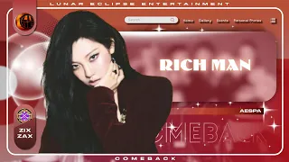 zixzax rich man aespa cover 