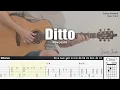 Ditto - NewJeans | Fingerstyle Guitar | TAB + Chords + Lyrics