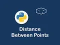 distance between point in python