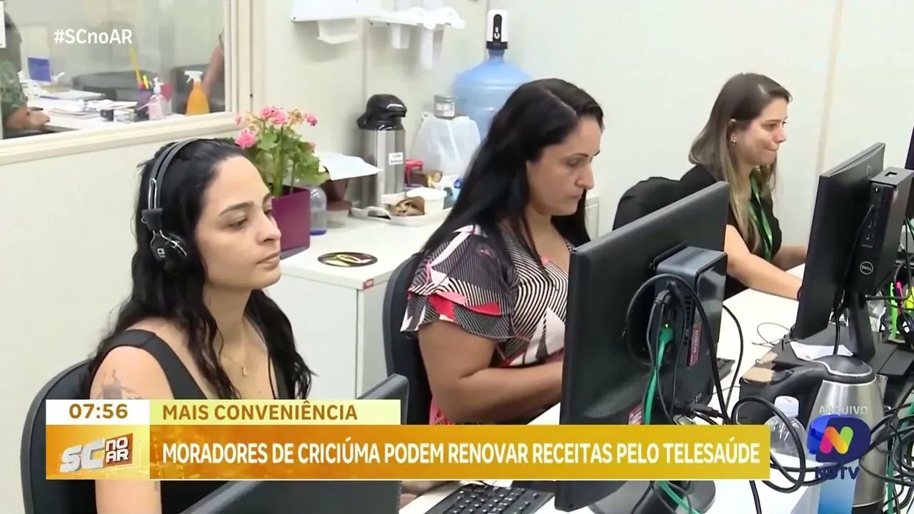 Moradores de Criciúma podem renovar receitas pelo Telesaúde e garantir mais comodidade