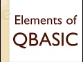 QBasic Elements