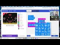 How to program the MicroBit buttons A B and A B