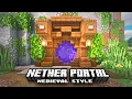 How to build a Nether Portal in Minecraft 1 17 Nether Portal Design