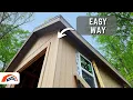 Easy Way to Trim a 8x12 Shed