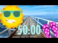 50 Minute Timer with Relaxing Ocean Sounds and Alarm