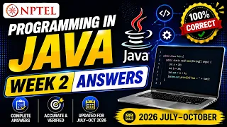 NPTEL Programming in Java Week 2 Assignment Answers 2026 July October