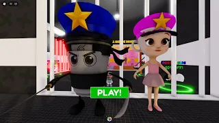 CAPPUCCINA FAMILY PRISON RUN! SCARY OBBY roblox Gameplay Walkthrough No Death 4K