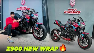 Tez Ki New Look👀 | Kawasaki Z900 Wrap Modifications🔥
