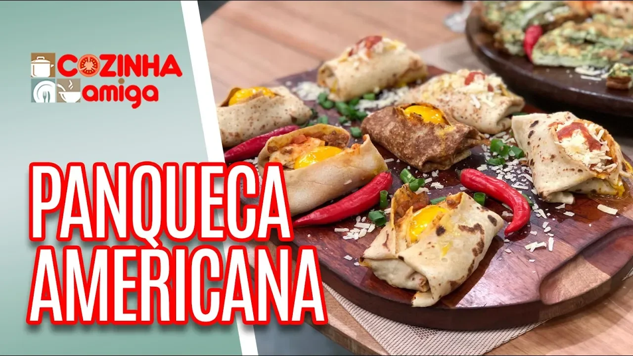 Panqueca à Bolonhesa e Panqueca Americana com Frutas - Casal Ricco | Cozinha Amiga (22/11/19)