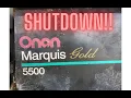 Onan Marquis Gold 5500 Generator Shutdown with Error Code 47 or No Error Code Free Fix to Get By
