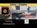 Download Lagu Tutorial Guitar ( Yellow - Coldplay) | Easy chords! 