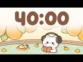 40 Minute Timer Study Timer for Classroom Focus