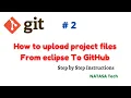 Git 2 How to upload eclipse project files to GitHub NATASA Tech