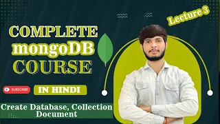How to Create Database Collection Documents in MongoDB Complete MongoDB Course in Hindi