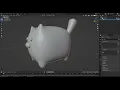 Blender tutorial Bread shaped cat