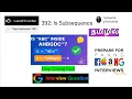LeetCode 392 Java Program to find a SubSequence or not Explained in Tamil