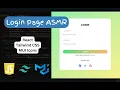 Lime Code - Login Page ASMR with React and Tailwind CSS