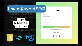Lime Code - Login Page ASMR with React and Tailwind CSS