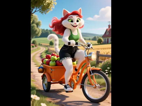 Can growing apples lead to a comeback White Cat Mom is so awesome at this! #insideout2 #cat#cartoon