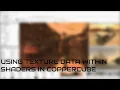 Using texture data within the shaders code in CopperCube 6 HLSL