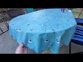 Looking at TrueDelve Outdoor Vinyl Tablecloth