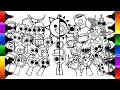 Incredibox Sprunki New Big Coloring Pages How to Color All Original Sprunki vs All Sprunki Phase 5