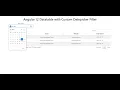 Angular 12 Datatable with custom DatePicker Filter