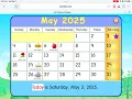 Starfall Daily Calendar - May 3 2025