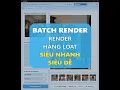 Batch Render - Batch Rendering with AI