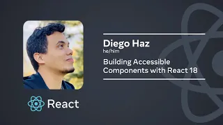Building accessible components with React 18