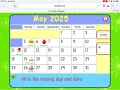 Starfall Daily Calendar - May 4 2025