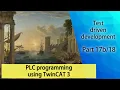 PLC programming using TwinCAT 3 - Test driven development Part