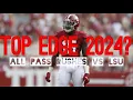 Top Edge 2024 Draft Dallas Turner Vs LSU All Pass Rushes